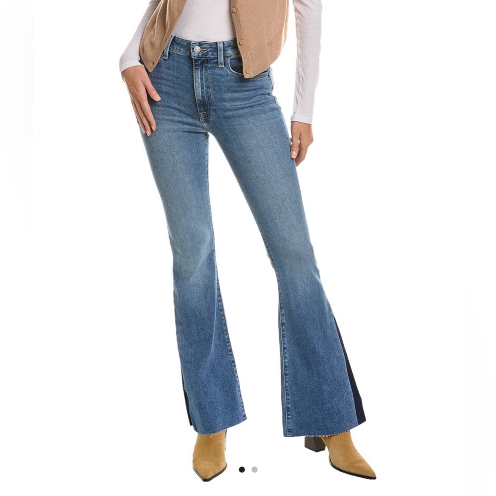 NWT, 30, Hudson Jeans, Heidi high waist flare leg jeans in psychedelic